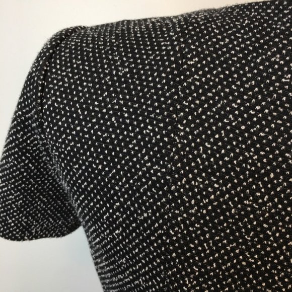 TIBI Birdeye Knit Dress Fit & Flare Black/White 2 - Picture 11 of 11